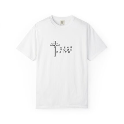 Faith Cross T-Shirt — "Wear Your Faith" Christian Tee